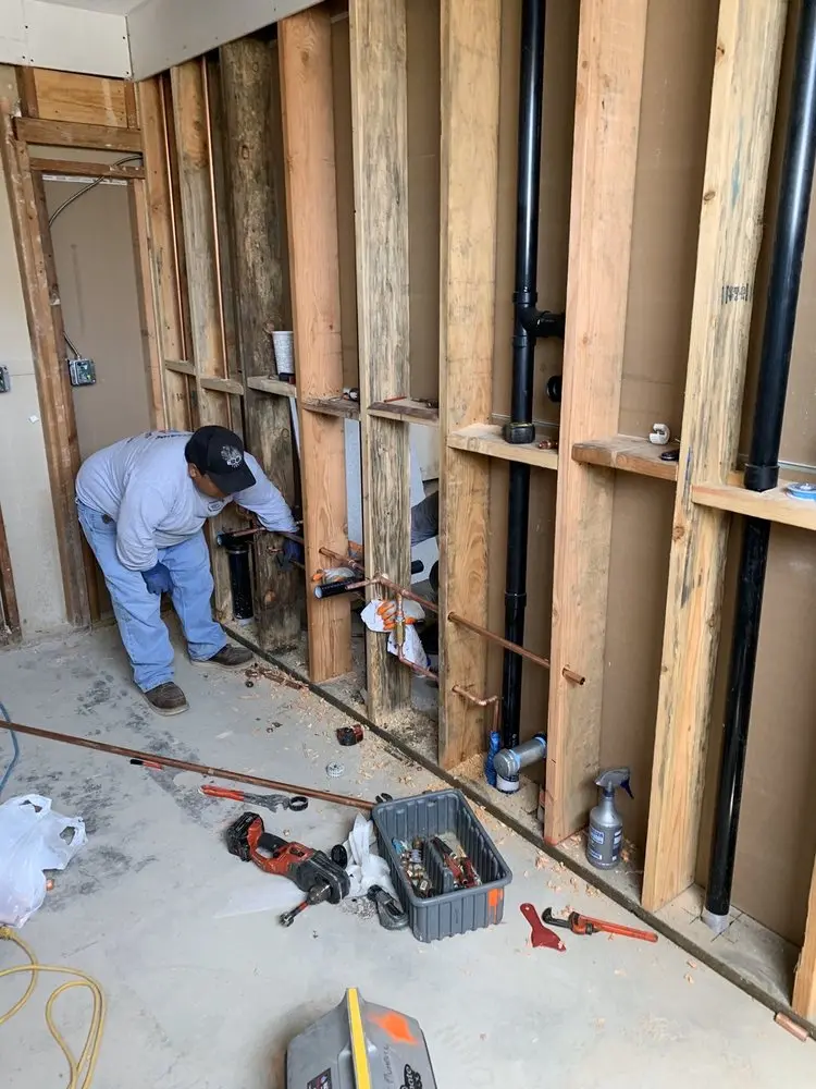 Commercial rough-in plumbing for Gas Line Repair in Sunnybrae